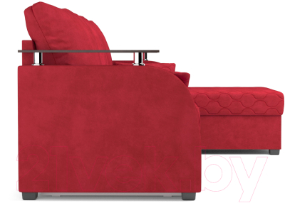 Диван угловой Mebel-Ars Токио (кордрой красный)