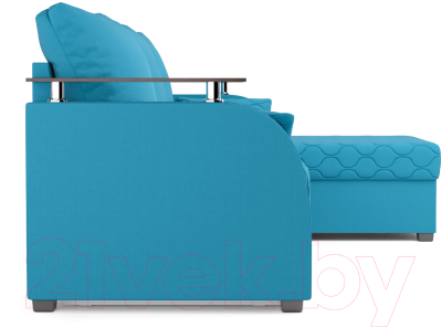 Диван угловой Mebel-Ars Токио (синий)