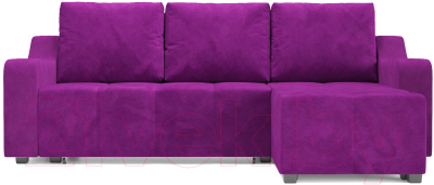 Диван угловой Mebel-Ars Берн (фиолетовый)