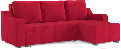 Диван угловой Mebel-Ars Берн (кордрой красный) - фото