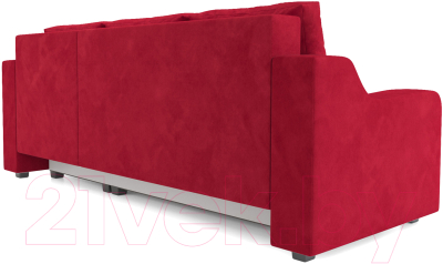 Диван угловой Mebel-Ars Берн (кордрой красный)