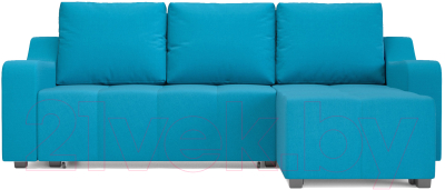 Диван угловой Mebel-Ars Берн (синий)