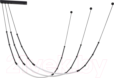 Потолочный светильник Kinklight Бофорт 08060-3AS19 (черный) - фото