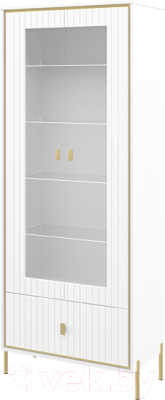 Шкаф с витриной Мебель-Неман Люксор МН-042-02 - фото