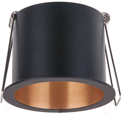 Точечный светильник Elektrostandard 7004 MR16 BK/GD - фото