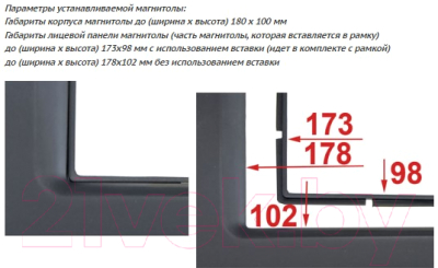 Переходная рамка Incar RHY-N50