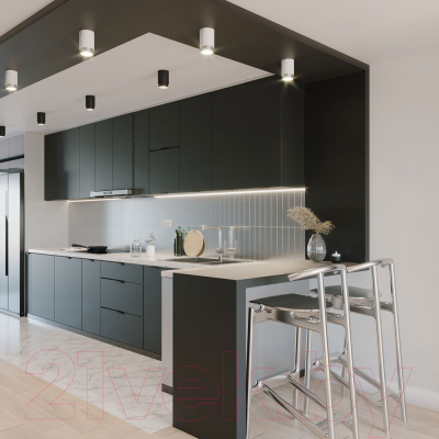 Точечный светильник Elektrostandard Cors 10W / 25032/LED (белый/серебристый)