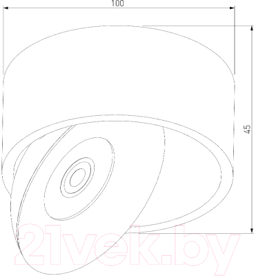 Точечный светильник Elektrostandard Glide 8W / 25100/LED (черный жемчуг)