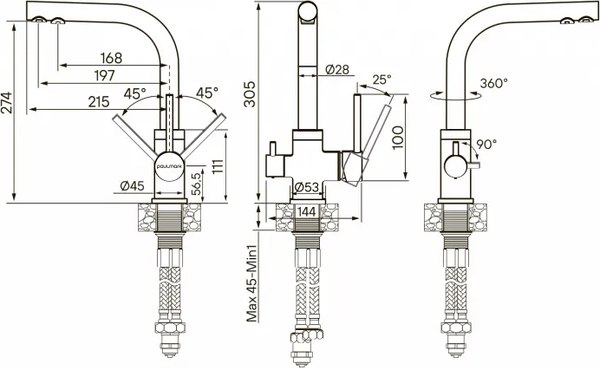 Смеситель Paulmark Essen Es213011-328