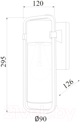 Бра уличное Elektrostandard Lab / 35001/D