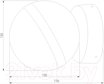 Бра уличное Elektrostandard Globo 35132/U