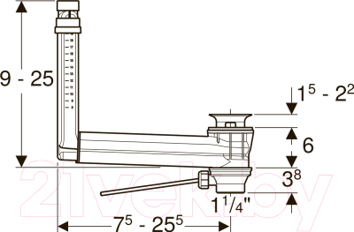 Сифон Geberit Clou 152.018.00.1