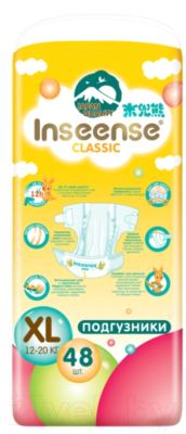 Подгузники детские Inseense Classic XL 12-20 кг / InsCXL48Yel