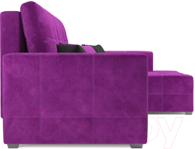 Диван угловой Mebel-Ars Монреаль правый (фиолетовый)