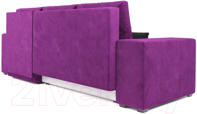 Диван угловой Mebel-Ars Монреаль правый (фиолетовый)