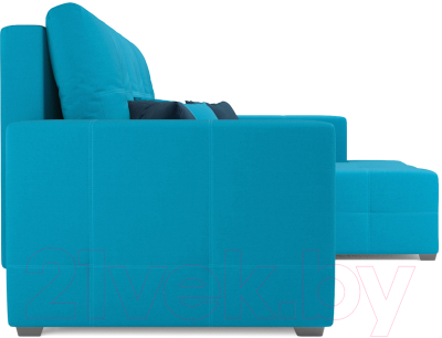 Диван угловой Mebel-Ars Монреаль правый (синий)