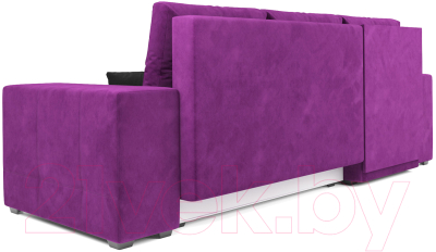 Диван угловой Mebel-Ars Монреаль левый (фиолетовый)