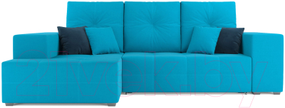 Диван угловой Mebel-Ars Монреаль левый (синий)
