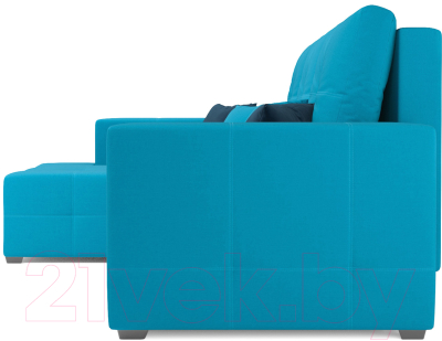 Диван угловой Mebel-Ars Монреаль левый (синий)
