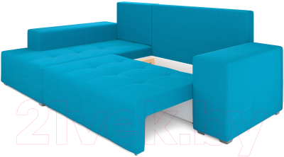 Диван угловой Mebel-Ars Монреаль левый (синий)