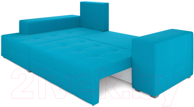 Диван угловой Mebel-Ars Монреаль левый (синий)