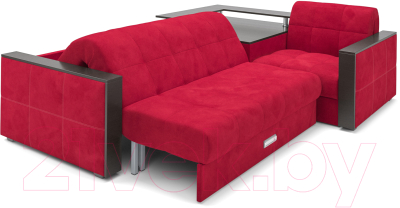 Диван угловой Mebel-Ars Прага (кордрой красный)