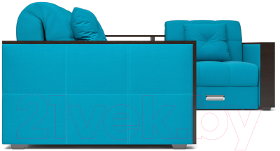 Диван угловой Mebel-Ars Прага (синий)