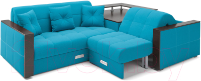 Диван угловой Mebel-Ars Прага (синий)