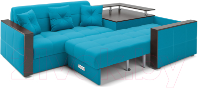 Диван угловой Mebel-Ars Прага (синий)