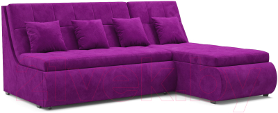 Диван угловой Mebel-Ars Дубай (фиолетовый) - фото