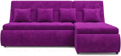 Диван угловой Mebel-Ars Дубай (фиолетовый)