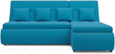 Диван угловой Mebel-Ars Дубай (синий)