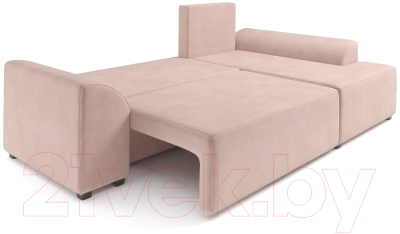 Диван угловой Mebel-Ars Каскад правый (кордрой бежевый)