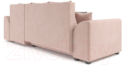 Диван угловой Mebel-Ars Каскад правый (кордрой бежевый)