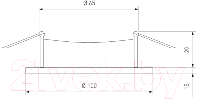 Точечный светильник Elektrostandard 7215 MR16 WH