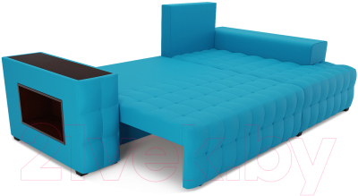 Диван угловой Mebel-Ars Мадрид правый (синий)