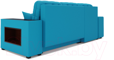 Диван угловой Mebel-Ars Мадрид левый (синий)