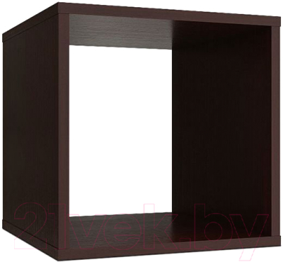 Стеллаж Mebel-Ars Калакс 1x1 (венге цаво) - фото