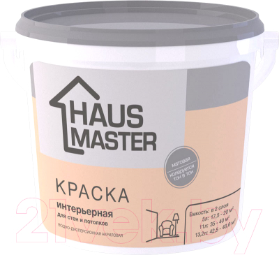 Краска Haus Master Интерьерная - фото