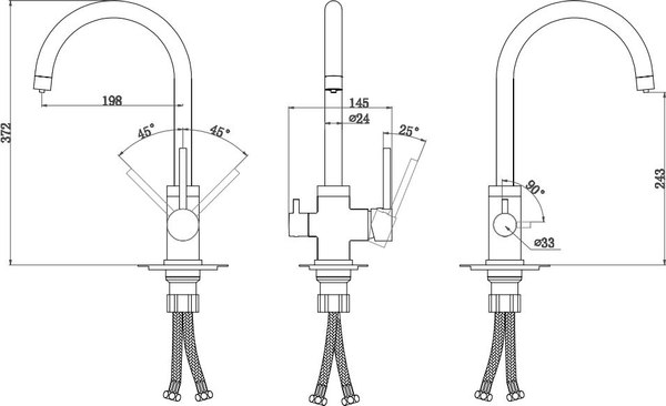 Смеситель Paulmark Essen Es213211-431WH