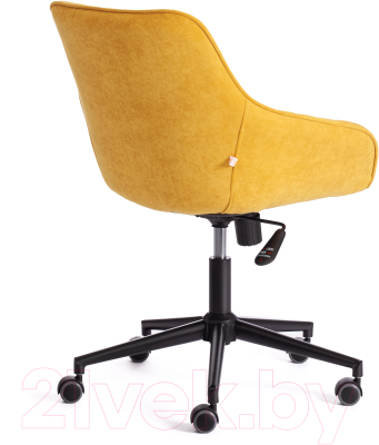 Кресло офисное Tetchair Dublin велюр Clermon (горчичный 170)
