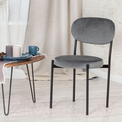 Стул Tetchair Revo ткань/металл (серый Barkhat 26/черный)