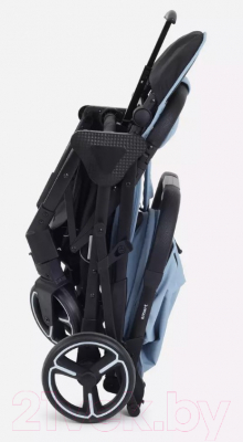 Детская прогулочная коляска MOWbaby Smart 2023 / MB101 (Blue)