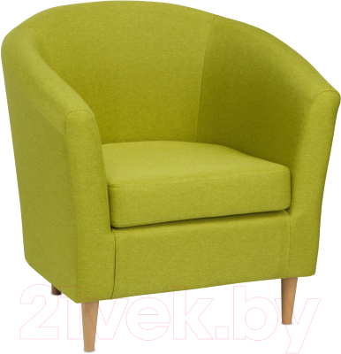 Кресло мягкое Mio Tesoro Тунне (лайм) - фото