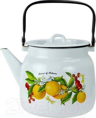 Чайник Лысьвенские эмали Фруктовая фантазия С-2713/4Рч - фото