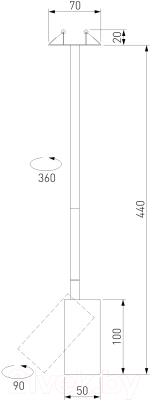 Потолочный светильник Elektrostandard Drop 8W / 50242 LED (белый)