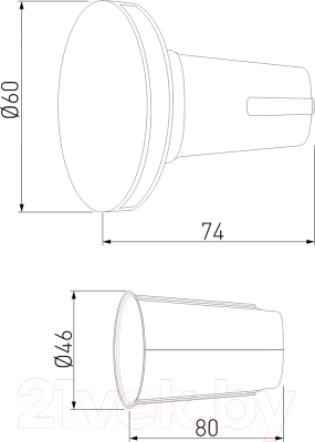 Точечный светильник Elektrostandard MRL LED 1119 (черный)