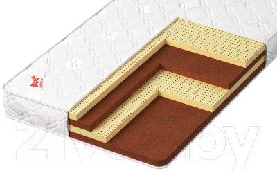 Матрас в кроватку МДК Jnr Mix Hard 70x140 / JnrH3 - фото