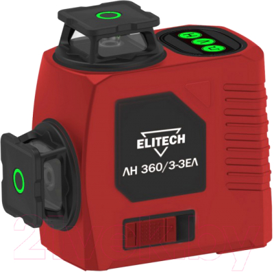 Лазерный нивелир Elitech ЛН 360/3-ЗЕЛ - фото