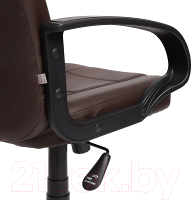 Кресло офисное Tetchair СН747 кожзам (коричневый)